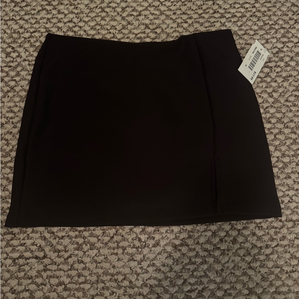 Black skirt with built in underwear